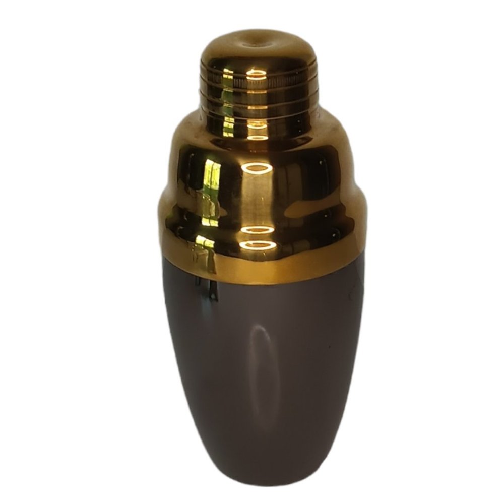 Black Gold Cocktail Shaker MCM Style